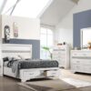 Miranda 51-inch Wood Full Storage Panel Bed White