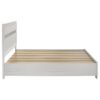 Miranda 51-inch Wood Eastern King Storage Panel Bed White