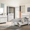 Miranda 51-inch Wood Twin Storage Panel Bed White