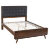 Robyn Wood Full Platform Bed Dark Walnut