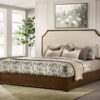 Garland 58-inch Eastern King Panel Bed Cream Brown Cherry