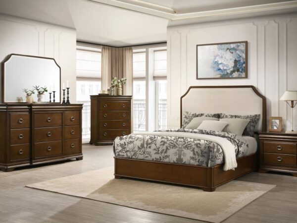 Garland 5-piece Queen Bedroom Set Brown Cherry