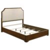 Garland 58-inch Queen Panel Bed Cream and Brown Cherry