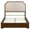 Garland 58-inch Queen Panel Bed Cream and Brown Cherry