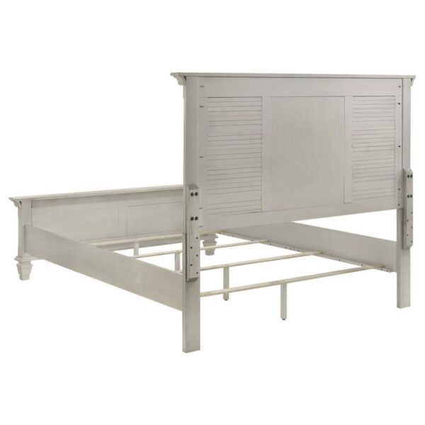 Franco 4-piece Queen Bedroom Set Distressed White