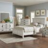 Franco 5-piece Queen Bedroom Set Distressed White