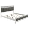 Barzini Wood Eastern King Panel Bed White