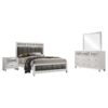 Barzini 4-piece Queen Bedroom Set White