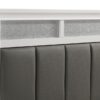 Barzini Wood Queen Panel Bed White