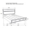 Miranda 51-inch Wood Queen Storage Panel Bed Black