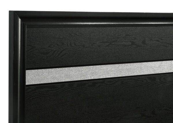 Miranda 51-inch Wood Twin Storage Panel Bed Black