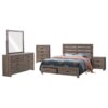 Brantford 5-piece Eastern King Bedroom Set Barrel Oak