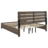 Brantford Wood Eastern King Storage Panel Bed Barrel Oak