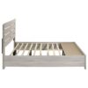 Brantford Wood Eastern King Storage Panel Bed Coastal White
