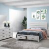 Brantford 4-piece Queen Bedroom Set Coastal White