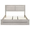 Brantford Wood Eastern King Panel Bed Coastal White