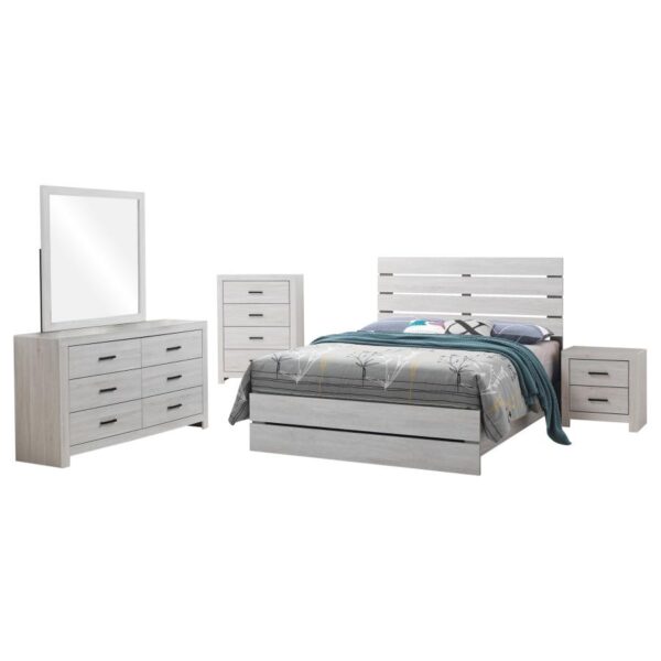 Brantford 5-piece Queen Bedroom Set Coastal White