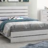 Brantford Wood Queen Panel Bed Coastal White