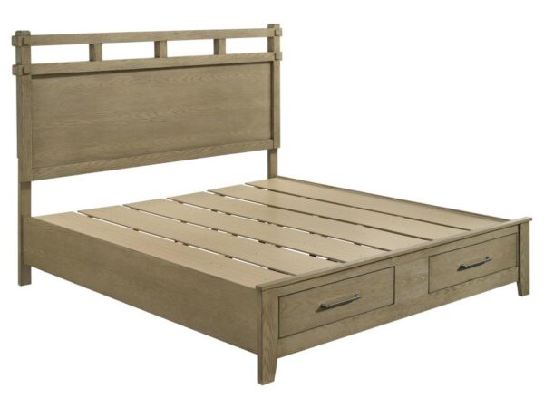 Hazlewood 59-inch Eastern King Storage Bed Vineyard Oak