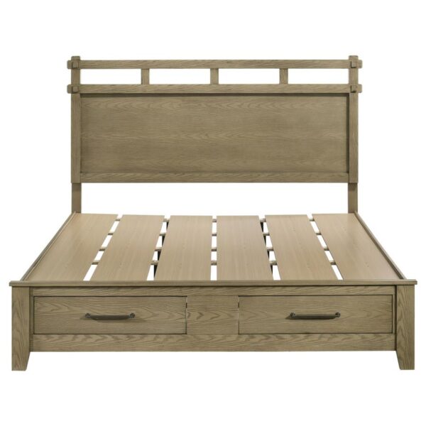 Hazlewood 59-inch Eastern King Storage Bed Vineyard Oak