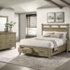 Hazlewood 4-piece Queen Bedroom Set Vineyard Oak