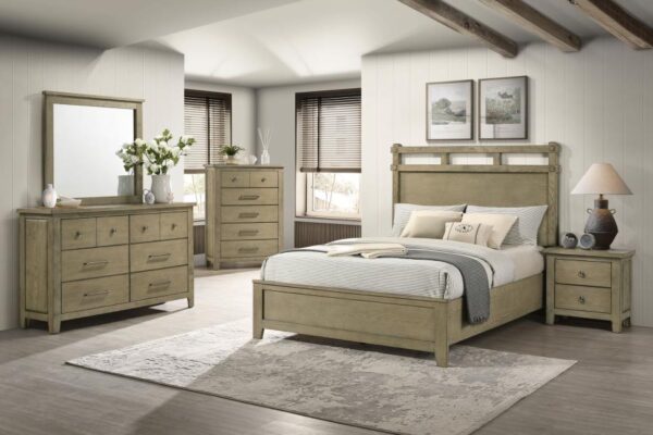 Hazlewood 5-piece Queen Bedroom Set Vineyard Oak