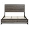 Watson Wood Eastern King Panel Bed Grey Oak