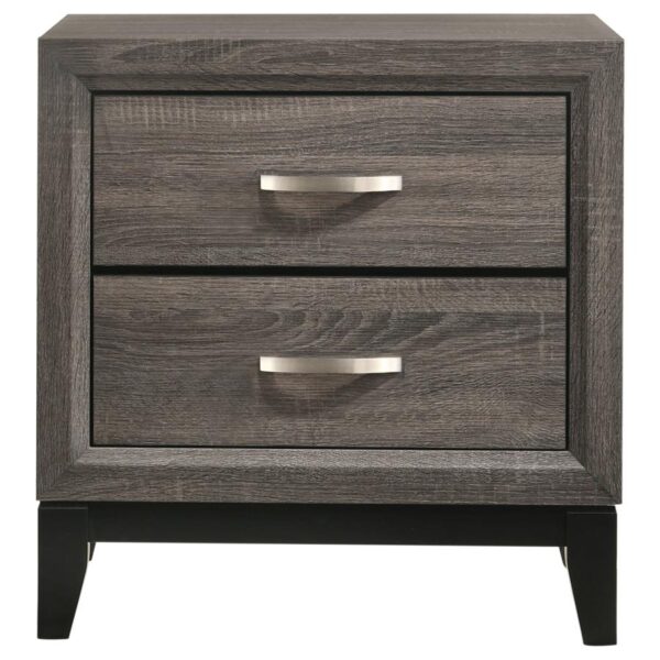 Watson Four-piece Queen Bedroom Set Grey Oak