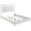 Cassia 4-piece Queen LED Bedroom Set White High Gloss