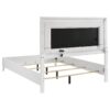 Cassia 5-piece Queen LED Bedroom Set White High Gloss
