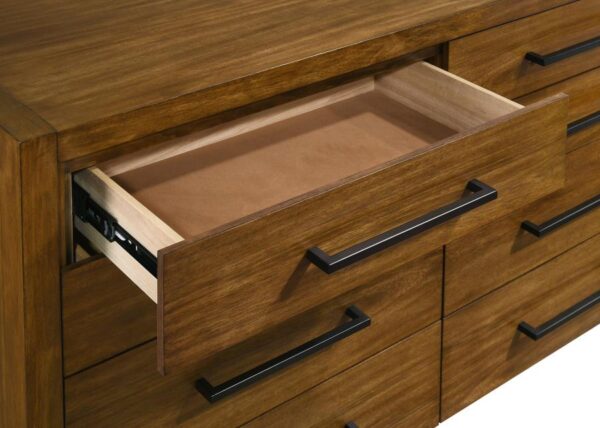 Adderley 4-piece Queen Bedroom Set Warm Brown