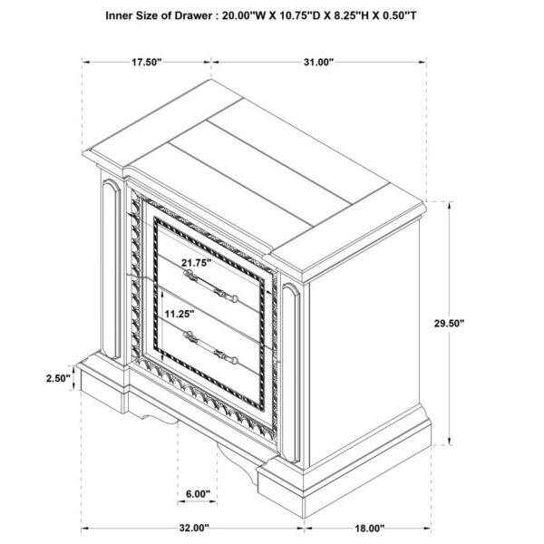 McKinney 5-piece Queen Bedroom Set Vintage White