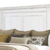 McKinney Queen LED Light Panel Bed Vintage White
