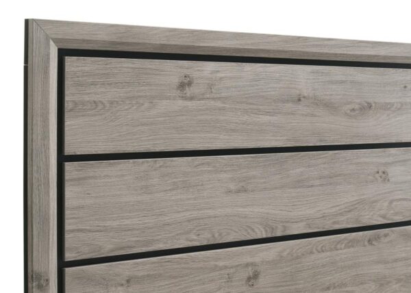 Watson Wood Full Panel Bed Light Taupe