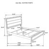 Watson Wood Full Panel Bed Light Taupe