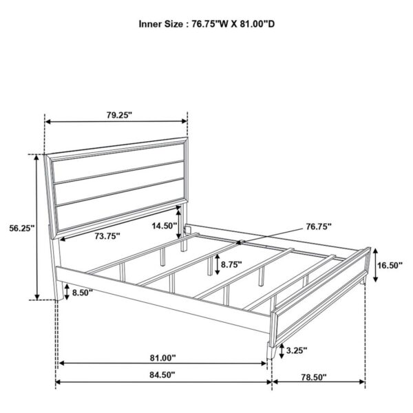 Watson Five-piece Eastern King Bedroom Set Light Taupe