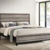 Watson Wood Eastern King Panel Bed Light Taupe