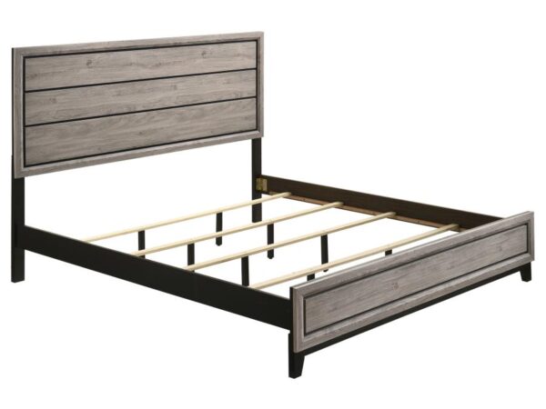 Watson Wood Eastern King Panel Bed Light Taupe