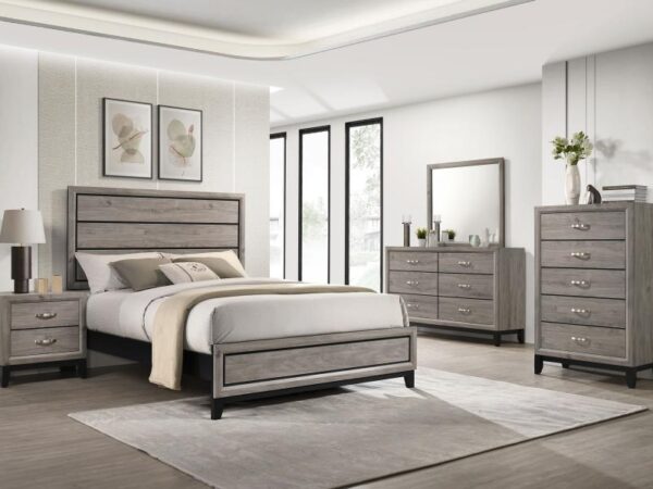 Watson Five-piece Queen Bedroom Set Light Taupe