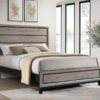 Watson Wood Queen Panel Bed Light Taupe