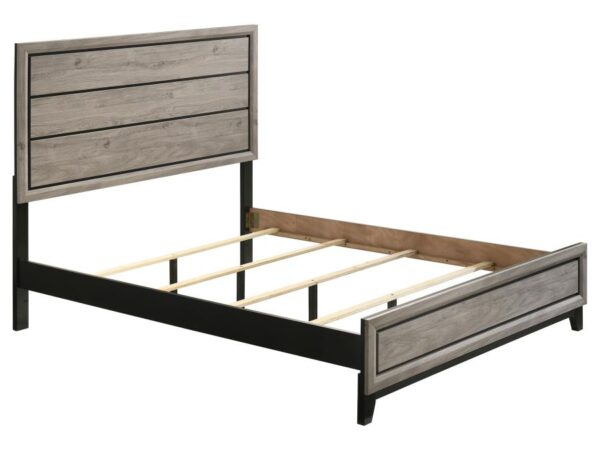 Watson Wood Queen Panel Bed Light Taupe