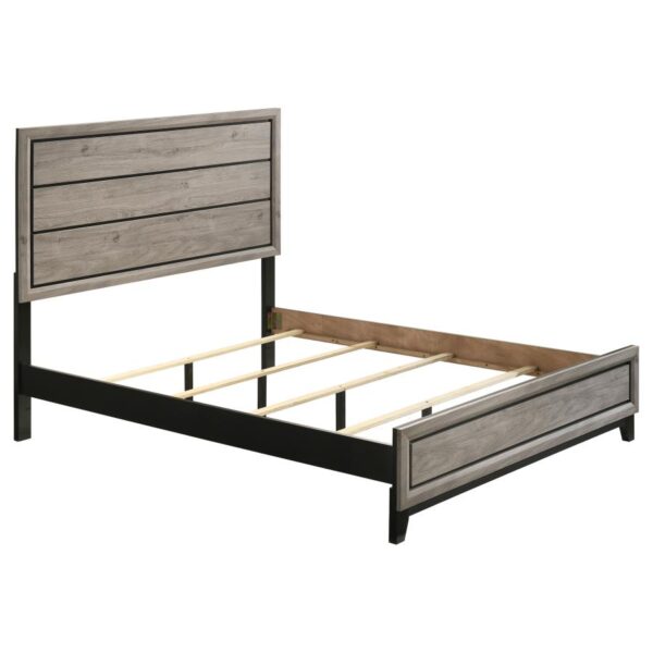 Watson Wood Queen Panel Bed Light Taupe