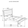 Watson Wood Queen Panel Bed Light Taupe