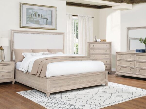 Pembroke 5-piece Queen Bedroom Set Washed Oak