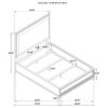 Pembroke 66-inch Queen Panel Bed Washed Oak