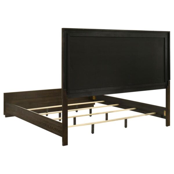 Atlas 4-piece Eastern King Bedroom Set Dark Oak