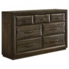 Atlas 4-piece Eastern King Bedroom Set Dark Oak