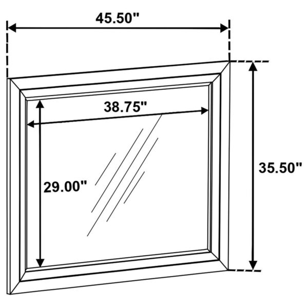 Atlas 4-piece Eastern King Bedroom Set Dark Oak