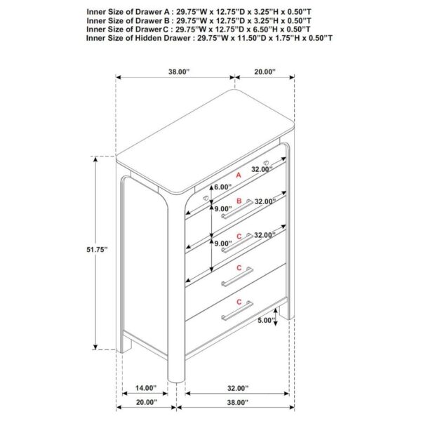 Solano 5-piece Eastern King Bedroom Set Weathered Mango