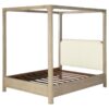Solano 85-inch Queen Canopy Bed Weathered Mango